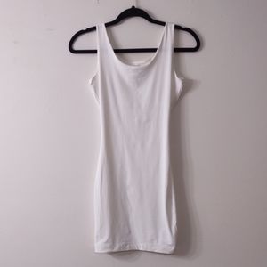 Assets by Spanx White Mini Dress Shape wear, Size Small